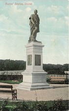 Postcard Scotland: Burns' Statue, Irvine, Scotland UDB picture