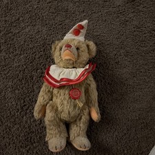 Jester Bear By Hermann Teddy Bear Music Box Clown Limited 12/500 picture