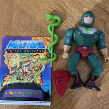 KING HISS 100% Complete *VERY NICE* Vintage Masters of the Universe He-Man Comic picture