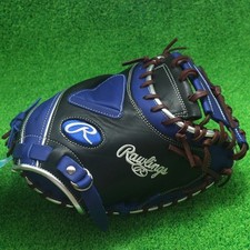 Rawlings Baseball Glove Catchers mitt 33 RHT JAPAN RHT HYPER TECH COLOR SYNC picture