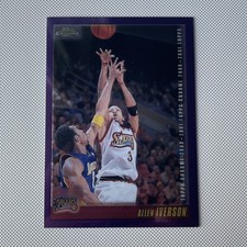 Topps 2000-01 Topps Chrome Allen Iverson #93 Philadelphia 76ers Base Set Kobe picture