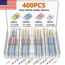 160/1000PCS Waterproof Solder Stick Seal Sleeve Heat Shrink Butt Wire Connectors picture