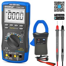 HoldPeak HP-770HC-APP Multimeter 600A True RMS Bluetooth w/ HP-605A Clamp Adapte picture