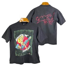 VTG 1992 Guns N Roses 91-92 Tour T Shirt Licensed Conart Graphic L Distressed picture