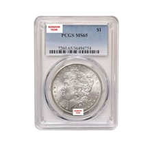 1878-1904 Morgan Dollar PCGS Graded MS65 Random Date picture