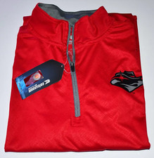 Colosseum Men's UNLV Rebels Long Sleeve 1/4 Zip Pullover - Red - Small picture