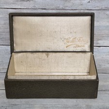 Antique Gellé Frères Paris Leather Covered Presentation Box Gilt Embossed  picture