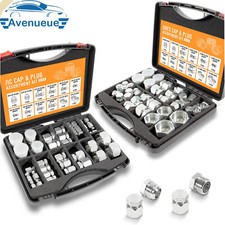 128-Pcs JIC & ORFS Cap /Plug Assortment Kit, Hydraulic Hose Tube & Pipe Fittings picture