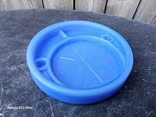 Blue Art Glass Coaster McKee Style Delphite Party Gifts Favors picture