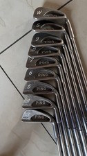 PING Karsten I Iron Set 3-PW SW 9 Clubs Vintage Toe Heel Balance Steel RH picture