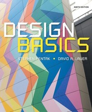 Design Basics Paperback Ninth Edition by Stephen Pentak f654 picture