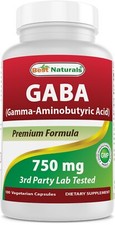 Best Naturals Gaba 750 mg 100 Veggie Caps picture