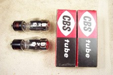 2, NEW, RCA-CBS, 5AS4 tall, shouldered glass, match date pr2, uprate 5U4G, 5U4GB picture
