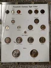 Coins of the Twentieth Century In Old Capitol Case w/ 1909 O Barber Half picture