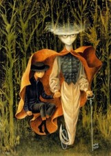 Remedios Varo (Handmade)  Signed Oil Painting on Canvas 16x24 Surrealism .. picture