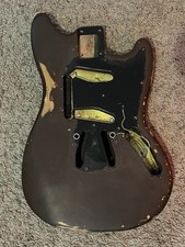 Vintage 1974-1978 Fender Mustang Body Mocha picture