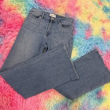 FRAME Le Easy Flare Jeans Women 28 Blue Anastasia High Rise Stretch picture