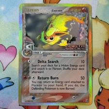 Pokemon TCG 🔥 Flareon Reverse Holo Rare Stamped-Ex Delta Species 5/113 HP picture