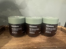 x3 Manukora Raw Manuka Honey 200+ MGO Made in New Zealand NET WT. 250g (8.82oz) picture