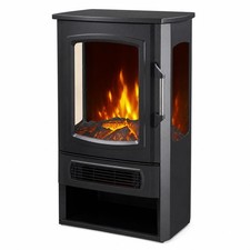 Living Room 3-Sided Electric Fireplace Stove Heater, 750W/1500W, Dual Heat picture