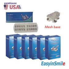 30Pks Dental Orthodontic Brackets Metal Mesh Base Roth 022 Hook 345 Easyinsmile picture
