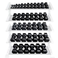 Body-Solid Rubber Coat Hex Dumbbell Sets picture