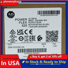 25B-D030N104 PowerFlex 525 15kW 20Hp AC Drive New AB 25BD030N104 US Free Tax picture