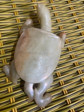 Unique Chinese Old HeTian Jade Hand Carved *Turtle* Statue picture