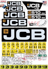 Fits JCB 510-56 (T4i IIIB) Decal Kit-Telescopic forklift 3M VINYL/FREE SHIPPING picture