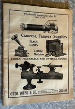 1905 OTTO YOUNG CHICAGO CATALOG CAMERA PHOTOGRAPHY WATCHMAKER LATHES TOOLS MORE picture