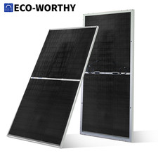 ECO-WORTHY 200W 400W 800W Solar Panel N-Type 18BB Bifacial Home RV Off Grid picture