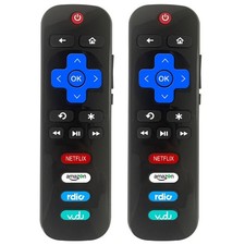 New 2x Replacement Remote Control For Hisense ROKU TV H4 H4C picture
