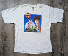 Vintage 1999 Toy Story 2 movie promo T-Shirt Tee Cast Member size LARGE Disney picture
