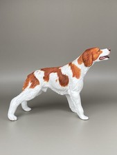 RARE OOAK Custom Papo Schleich Brittany Spaniel Dog Plastic Toy Animal Figure picture