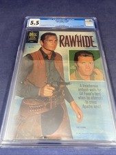 Four Color #1160 CGC 5.5 1961 Rawhide / Dell Clint Eastwood Cover picture