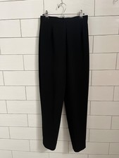 Emanuel Ungaro Vintage 80's black highwaisted womens pants size 4 fully lined picture