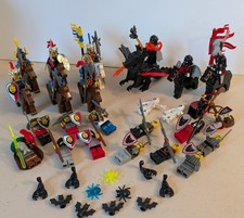 Lego Medieval Knights, Dragon, Kings, Skeletons, horses and more picture