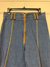 70s Vintage Hipster Classic Denim Jeans . picture