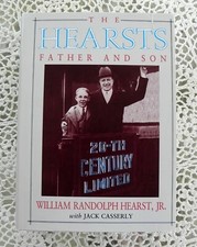 Hearsts Father and Son by William Randolph Hearst, Jr. SIGNED x2  Limited Ed  74 picture