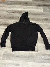 DNINE RESERVE Hoodie Zip Back Hood Alternative Style Unique Design Black Sz L picture