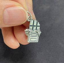James Avery Sweet On You Chocolate Bar Charm S925 Silver Jewelry picture