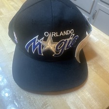 Vintage Orlando Magic Sports Specialties Script Snapback Hat Cap Embroidered 90s picture