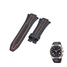 Sportura 7T62-0ED0 15mm Black Leather Watch Strap For Seiko picture