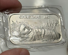 Vintage 1987 1 oz .999 Silver Bar 