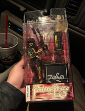 NECA Jimmy Page Led Zeppelin Action Figure w/ Guitar & Amplifier, Boxed picture