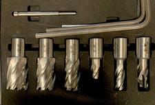 Annular Cutter ONLY 3 Pcs,  3 Are Broke  See Pics sold As Is No Returns picture