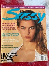 Sassy Magazine April 1991 REM Lyrics Sheet Tear-Out Included -- rare picture