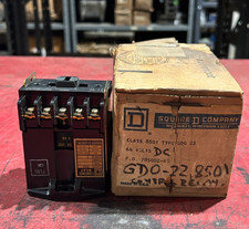 NEW IN BOX SQAURE D CONTROL RELAY CLASS 8501, TYPE GD0-22 picture