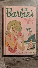 Vintage 1963 Barbie's Hawaiian Holiday Hardcover Book Random House  picture