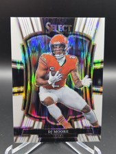 2025 Panini Select #173 DJ Moore White Prizm Shock #/799 picture